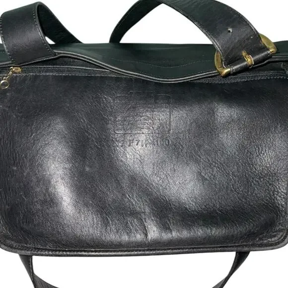 COACH Vintage Waverly  Black Leather Hobo Shoulder Bag Made in United States - Picture 11 of 15